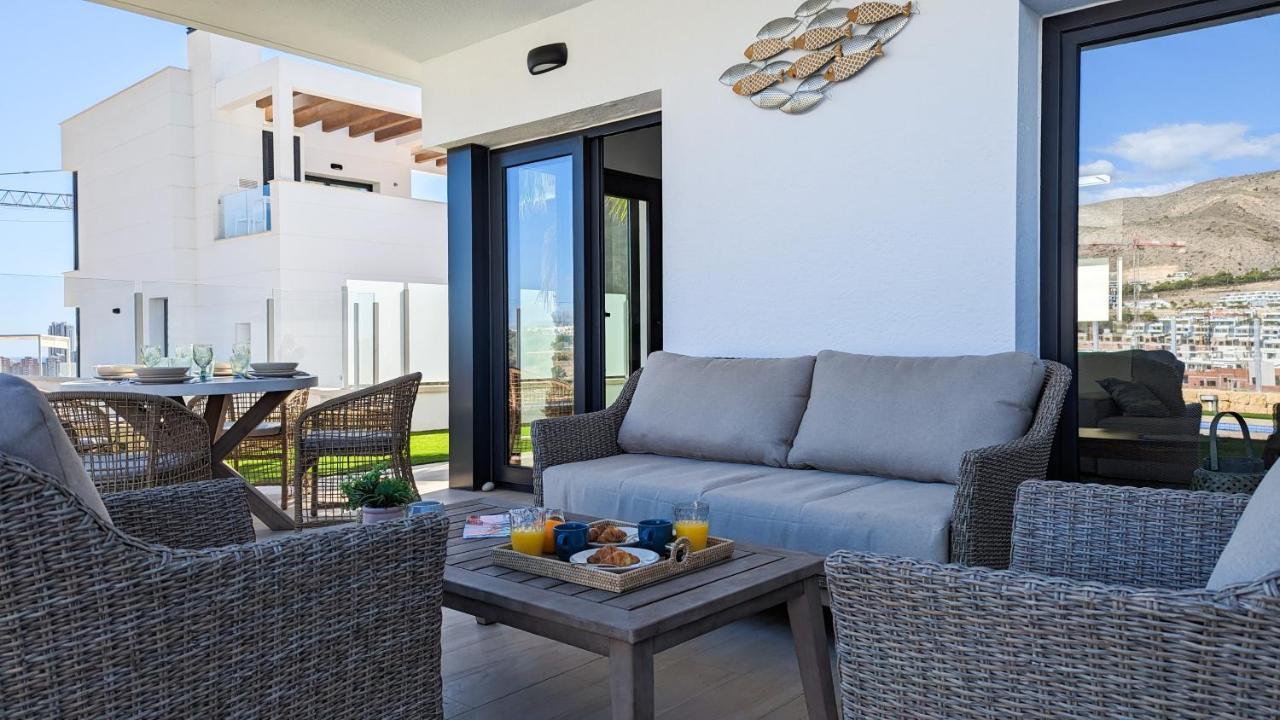 Appartamento Panoramic Pool & Mountains House Finestrat Esterno foto