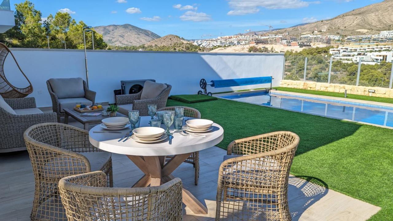 Appartamento Panoramic Pool & Mountains House Finestrat Esterno foto